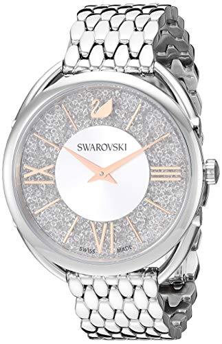 Swarovski Crystalline Glam Watch with Metal Bracelet - JOY2ESpree