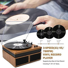 
                        
                          Muat gambar ke penampil Galeri, LP&amp;No.1 Retro Bluetooth Record Player with Stereo External Speakers - JOY2ESpree
                        
                      
