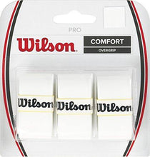 
                        
                          Load image into Gallery viewer, Wilson Tennis Racquet Pro Over Grip, White, Pack of 3 - JOY2ESpree
                        
                      