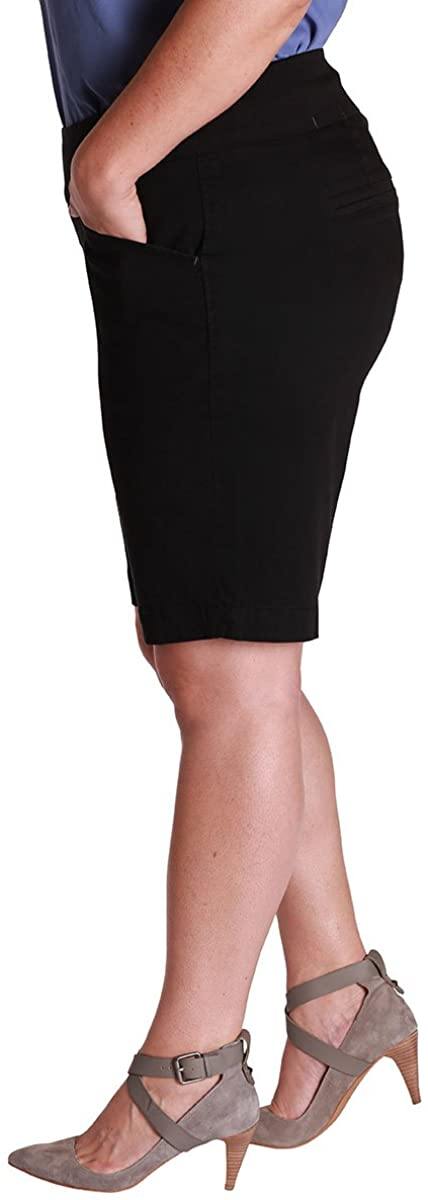 Jag Jeans Women's Plus-Size WM Ainsley Pull-On Bermuda Short In Bay Twill