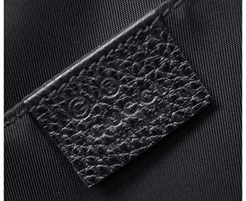 Gucci Unisex Two Front Pockets Black GG Nylon Medium Backpack 510343 1000