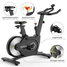 
                        
                          Muat gambar ke penampil Galeri, pooboo Magnetic Exercise Bikes Indoor Cycling Bikes Belt Driven Stationary Bike with LCD Display and Ipad Holder for Home Cardio Training - JOY2ESpree
                        
                      