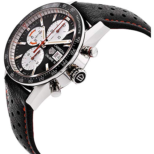 Tag Heuer Carrera Chronograph Automatic Black Dial Mens Watch CV201AP.FC6429