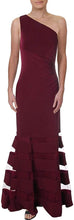 
                        
                          Load image into Gallery viewer, LAUREN RALPH LAUREN Womens Carilla One Shoulder Ruched Formal Dress
                        
                      