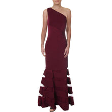 
                        
                          Load image into Gallery viewer, LAUREN RALPH LAUREN Womens Carilla One Shoulder Ruched Formal Dress
                        
                      