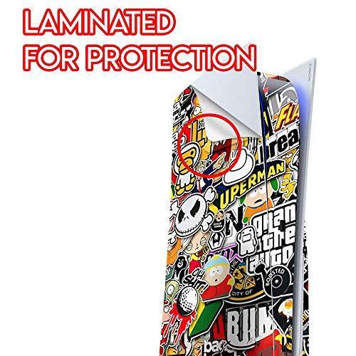ITS A SKIN Skins Compatible with Sony Playstation 5 Console Disc Edition - Protective Decal Overlay stickers wrap cover - Sticker Slap - JOY2ESpree