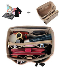 
                        
                          將圖片載入圖庫檢視器 Vercord Felt Organizer Insert for Purse Handbag Tote Bag in Bag Inside Shaper Divider Neo Beige Small
                        
                      