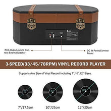
                        
                          画像をギャラリービューアに読み込む, Bluetooth Record Player 3 Speed Craftmanship Turntable with Built-in Premium Speakers Support USB Playback/Recording (Black)… - JOY2ESpree
                        
                      