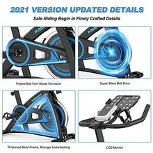 
                        
                          將圖片載入圖庫檢視器 De.Pommeyeux Exercise Bike, Indoor Cycling Bike Stationary, Workout Bike for Home Cardio Gym with Tablet Mount, Pulse Sensor and LCD Monitor - JOY2ESpree
                        
                      