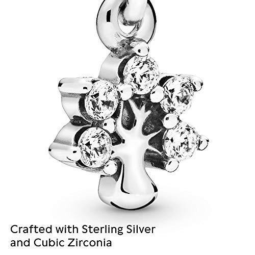 Pandora Jewelry Tree Dangle Cubic Zirconia Charm in Sterling Silver - JOY2ESpree