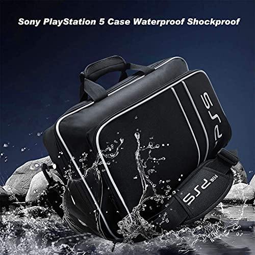 PS5 Carrying Case with PS5 Controller Cover and 4 PCS Joystick Cap - JOY2ESpree