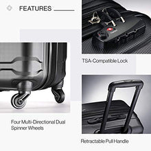 
                        
                          Load image into Gallery viewer, Samsonite Omni PC Hardside Expandable Luggage with Spinner Wheels, Black, Carry-On 20-Inch
                        
                      