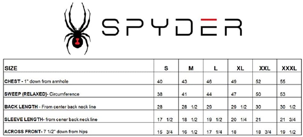 Spyder Men's Hydro Stretch Swim T-Shirt - Quick Dry Short Sleeve Rash Guard Tee