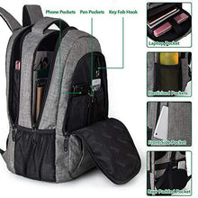 
                        
                          Load image into Gallery viewer, Matein Travel Laptop Backpack, Business Anti Theft Slim Durable Laptops Backpack - JOY2ESpree
                        
                      