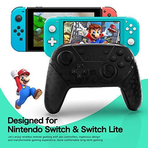 YCCTEAM Wireless Pro Controller Gamepad Compatible with Switch Support Amibo, Wakeup, Screenshot and Vibration Functions - JOY2ESpree