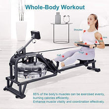 
                        
                          將圖片載入圖庫檢視器 MaxKare Water Rower Rowing Machine Foldable Water Resistance Row Machine with Large LCD Monitor and Phone Holder for Home Cardio Exercise Equipment - JOY2ESpree
                        
                      