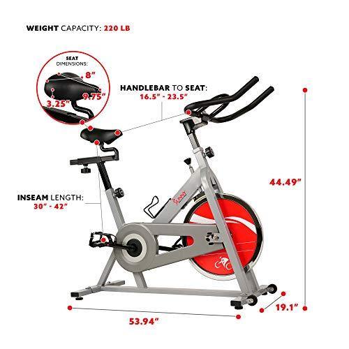 Sunny Health & Fitness Stationary Indoor Cycling Exercise Bike - SF-B1001/S - JOY2ESpree