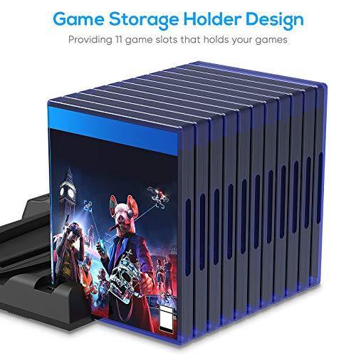 Cooling Fan Stand for PS5 Controller and PS5 Console Disc Version/Digital Edition - JOY2ESpree
