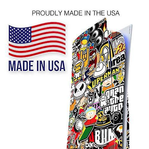 ITS A SKIN Skins Compatible with Sony Playstation 5 Console Disc Edition - Protective Decal Overlay stickers wrap cover - Sticker Slap - JOY2ESpree