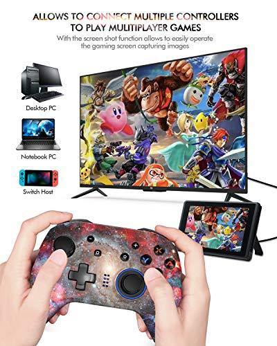 Wireless Controller for Nintendo Switch, Gamepad Joystick with Dual Vibration and Turbo for Switch, Pro, Windows XP/10/7/8/8.5 - JOY2ESpree