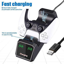 
                        
                          गैलरी व्यूवर में इमेज लोड करें, Controller Charger for PS5, Dual USB C Ports PS5 Controller Charging Station Dock for Sony Playstation 5 DualSense Wireless Controller - JOY2ESpree
                        
                      