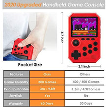 
                        
                          画像をギャラリービューアに読み込む, Handheld Game Console with Joystick for Kids Adults, Retro Video Game Player w/ 800 Classic FC Games 3.0 inch Color Screen - JOY2ESpree
                        
                      