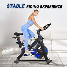 
                        
                          將圖片載入圖庫檢視器 KLL Indoor Cycling Bike, Upgraded Stationary Carido Belt Drive Indoor Exercise Bike for Home Gym - JOY2ESpree
                        
                      