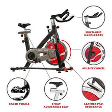 
                        
                          將圖片載入圖庫檢視器 Sunny Health &amp; Fitness Indoor Cycling Exercise Bike with Heavy 49 LB Chrome Flywheel - SF-B1002/C - JOY2ESpree
                        
                      