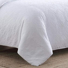 
                        
                          Load image into Gallery viewer, Tommy Bahama | Waffle Collection | Comforter Set Cotton Bedding in a Reversible Waffle Weave Texture, King, White,USHSA51166596,3
                        
                      