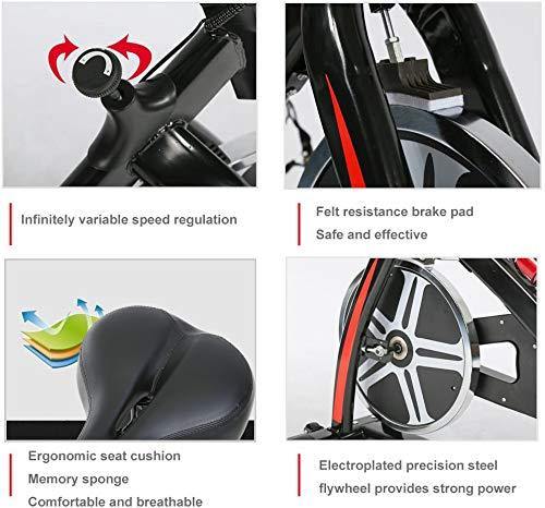Exercise Bike Recumbent Spin Cycling Bike Indoor Cycle Stationary Workout Equipment with Pulse W/LCD Display and Adjustable Foot for Home Office - JOY2ESpree