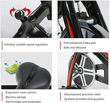 
                        
                          將圖片載入圖庫檢視器 Exercise Bike Recumbent Spin Cycling Bike Indoor Cycle Stationary Workout Equipment with Pulse W/LCD Display and Adjustable Foot for Home Office - JOY2ESpree
                        
                      