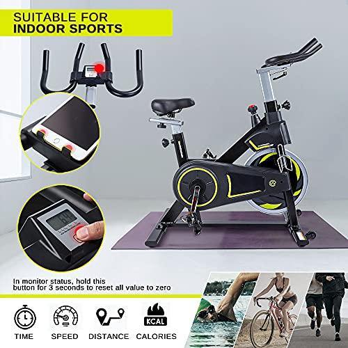 NORTHCAPTAIN Exercise Bikes Magnetic Resistance Indoor Cycling Stationary Bike with LCD Monitor - JOY2ESpree