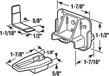 
                        
                          Muat gambar ke penampil Galeri, PRIME-LINE R 7321 Drawer Track Guide and Glides - Replacement Furniture Parts for Dressers, Hutches and Night Stand Drawer Systems
                        
                      