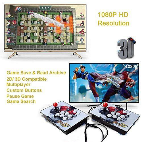 MOSTOP 3D & 2D Arcade Video Game Console 2680 Games in 1 Pandora's Box 180 3D Games 1080P HD 2 Players Arcade Machine - JOY2ESpree