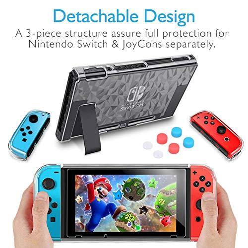 HEYSTOP Switch Case for Nintendo Switch Case Dockable with Screen Protector - JOY2ESpree