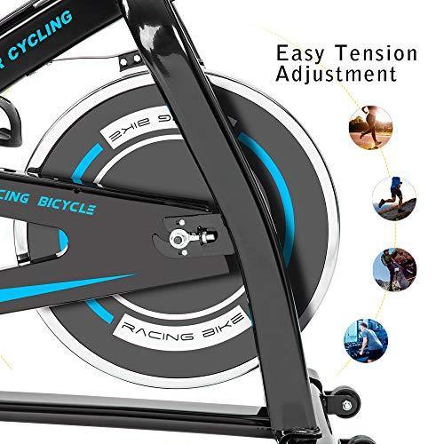 Merax Indoor Cycling Bike with Adjustable Resistance, Belt Drive Exercise Bike Stationary Bike - JOY2ESpree