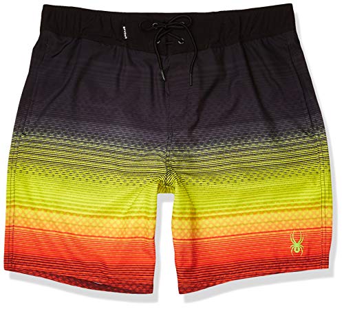 Spyder Men's 9" Ombre Stripe Hybrid Board Short