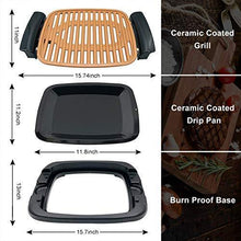 
                        
                          画像をギャラリービューアに読み込む, Nonstick Electric Indoor Smokeless Grill - JOY2ESpree
                        
                      