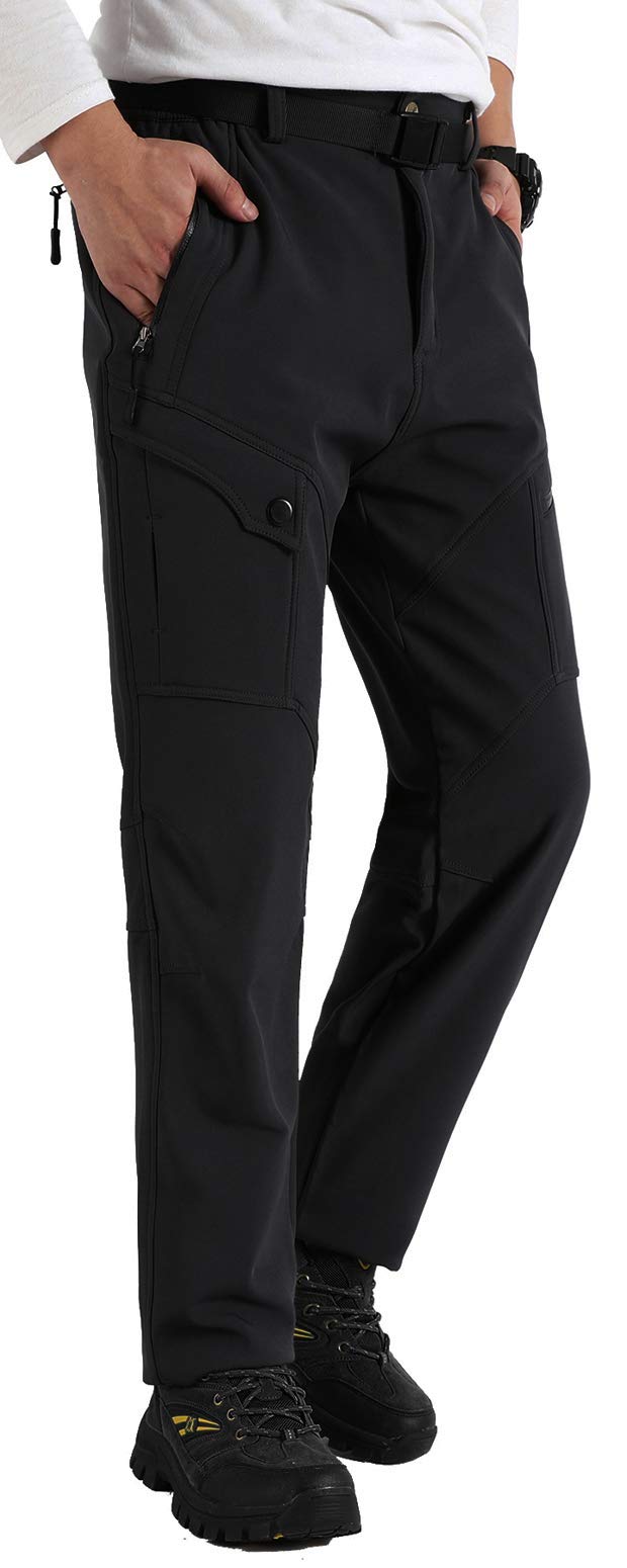 Singbring Men's Outdoor Windproof Waterproof Hiking Ski Snow Pants