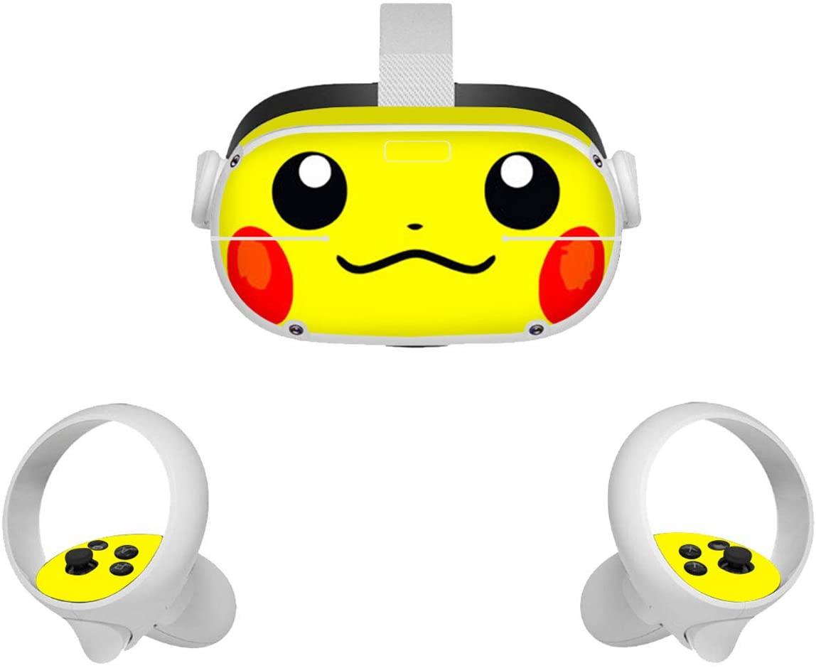 Vinyl Decal Stickers Skin for Oculus Quest 2 VR Headset and Controller, Virtual Reality Protective Decal Accessories (Cute Little Yellow) - JOY2ESpree