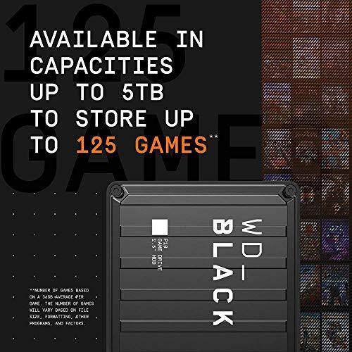 WD_Black 5TB P10 Game Drive, Portable External Hard Drive HDD, Compatible with Playstation, Xbox, PC, & Mac - WDBA3A0050BBK-WESN - JOY2ESpree