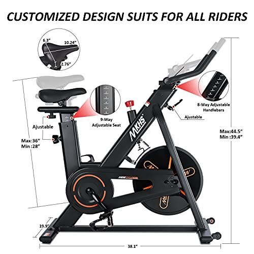 MKHS Indoor Cycling Bike Stationary, Magnetic Resistance Exercise Bike - JOY2ESpree