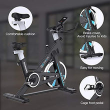 
                        
                          將圖片載入圖庫檢視器 Exercise Bike Stationary Indoor Cycling Bikes - 35 lbs Flywheel Belt Drive Bicycle with LCD Monitor, IPad Mount, Comfortable Seat Cushion - JOY2ESpree
                        
                      