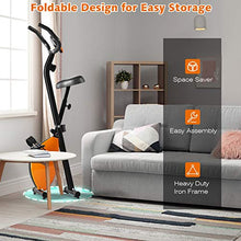 
                        
                          Cargar imagen en el visor de la galería, GYMAX Folding Stationary Bike, Stationary Upright Bike with LCD Monitor - JOY2ESpree
                        
                      