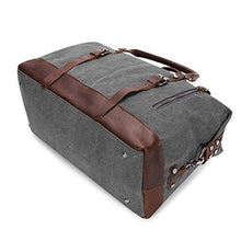 
                        
                          गैलरी व्यूवर में इमेज लोड करें, BAOSHA Canvas PU Leather Travel Tote Duffel Bag Carry on Bag Weekender Overnight Bag - JOY2ESpree
                        
                      
