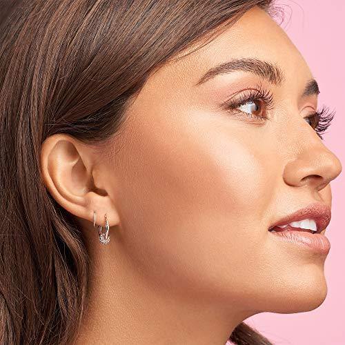 Pandora Jewelry Pave Bead Hoop Cubic Zirconia Earrings in Pandora Rose - JOY2ESpree