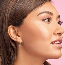 
                        
                          將圖片載入圖庫檢視器 Pandora Jewelry Pave Bead Hoop Cubic Zirconia Earrings in Pandora Rose - JOY2ESpree
                        
                      