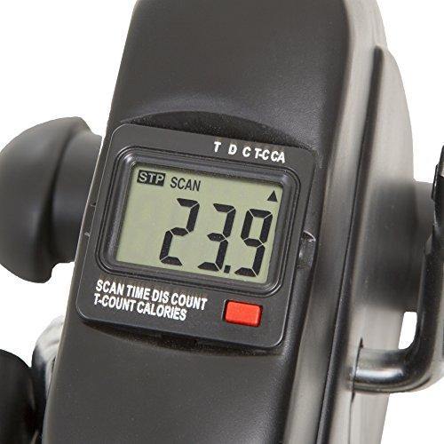 Wakeman Portable Fitness Pedal Stationary Under Desk Indoor Exercise Machine Bike for Arms, Legs, Physical Therapy with LCD Display Calorie Counter - JOY2ESpree
