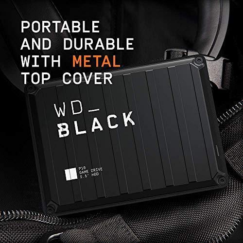 WD_Black 5TB P10 Game Drive, Portable External Hard Drive HDD, Compatible with Playstation, Xbox, PC, & Mac - WDBA3A0050BBK-WESN - JOY2ESpree