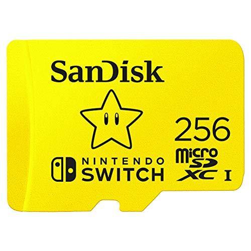 SanDisk 256GB microSDXC Card, Licensed for Nintendo Switch - SDSQXAO-256G-GNCZN - JOY2ESpree